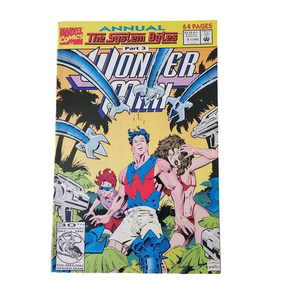 Marvel Wonder Man #3 Annual 1992 Comic Book Collector Bagged Boarded